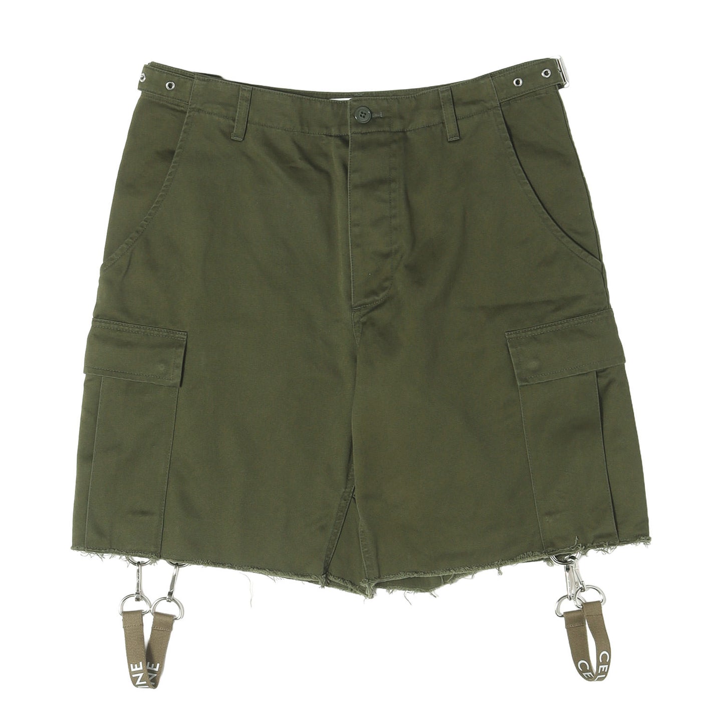 23AW カットオフ ボンテージ ミリタリー ショートパンツ (CUTOFF BONDAGE SHORTS IN COTTON)