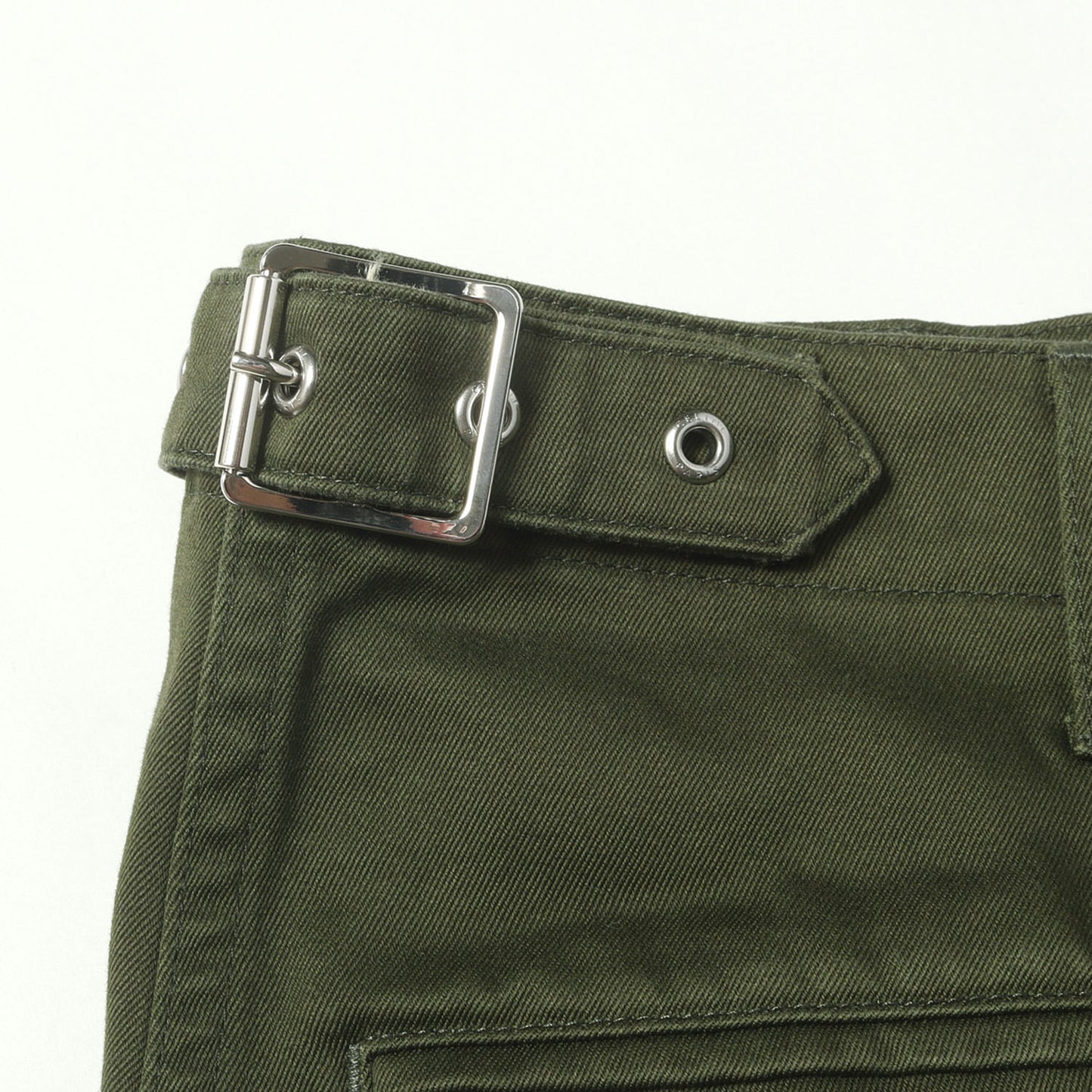 23AW カットオフ ボンテージ ミリタリー ショートパンツ (CUTOFF BONDAGE SHORTS IN COTTON)