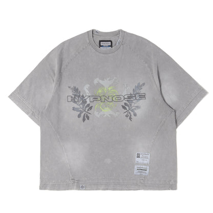 25SS × Hypnose Association ガーメントダイ グラフィック ロゴ 刺繍 Tシャツ (WING LOGO TEE)