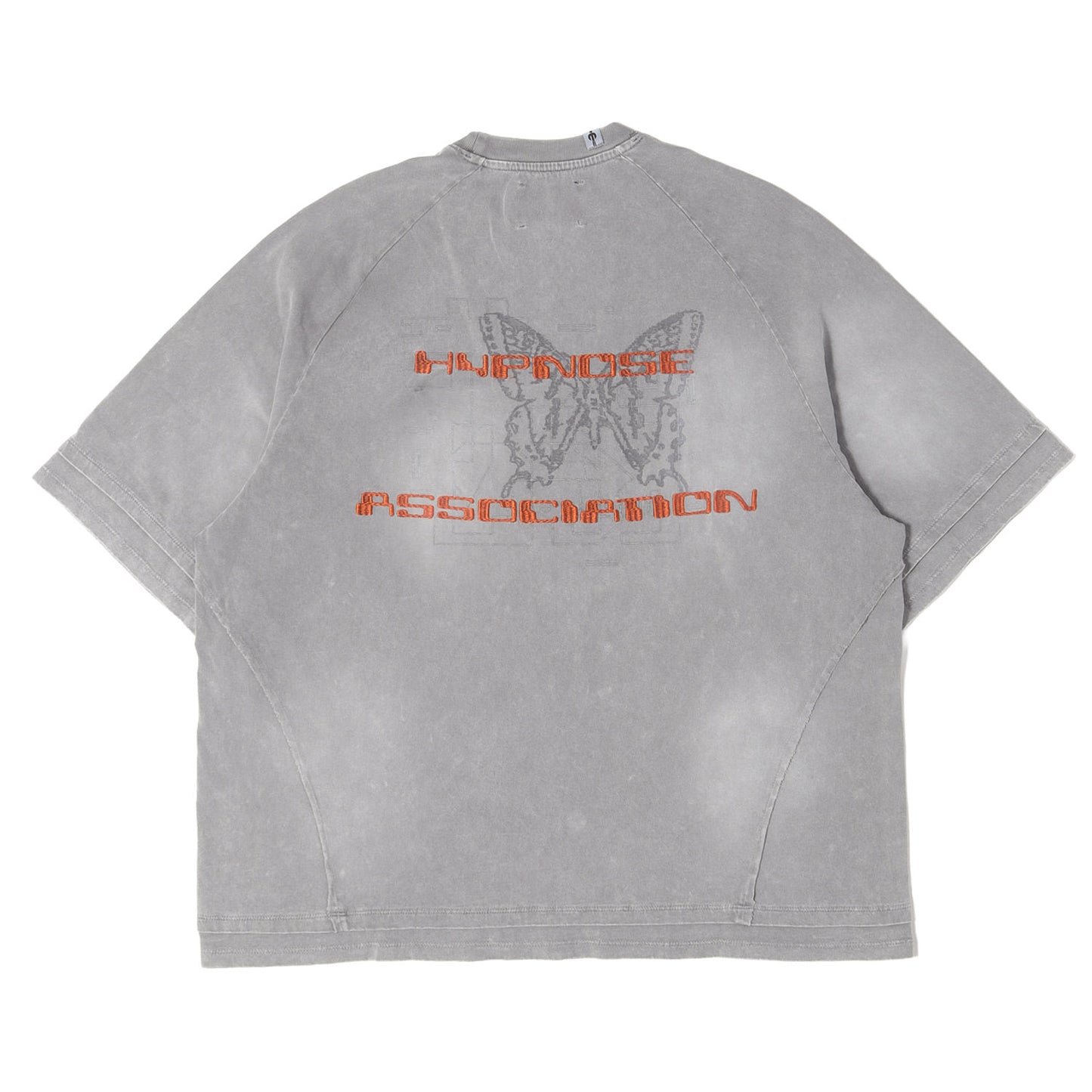 25SS × Hypnose Association ガーメントダイ グラフィック ロゴ 刺繍 Tシャツ (WING LOGO TEE)