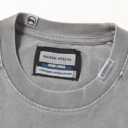 25SS × Hypnose Association ガーメントダイ グラフィック ロゴ 刺繍 Tシャツ (WING LOGO TEE)