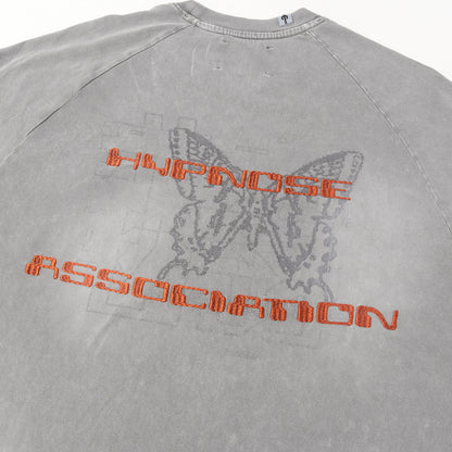 25SS × Hypnose Association ガーメントダイ グラフィック ロゴ 刺繍 Tシャツ (WING LOGO TEE)