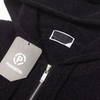 26SS コーデュロイ ニット ジップパーカー (CORDY KNIT ZIP HOODIE)