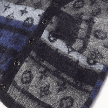 26SS モノグラム モヘアニット カーディガン (Monogram Mohair Cardigan)