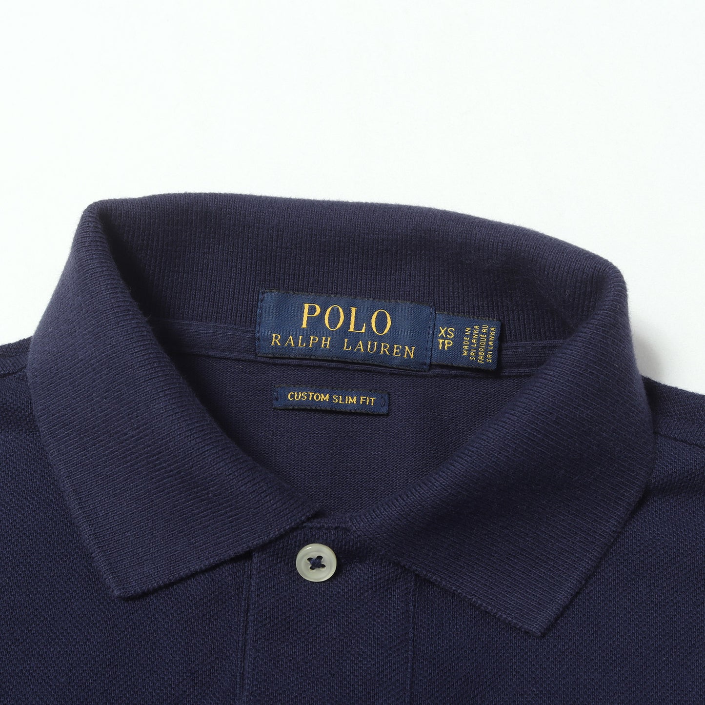 現行タグ ビッグポニー ピケポロシャツ / CUSTOM SLIM FIT
