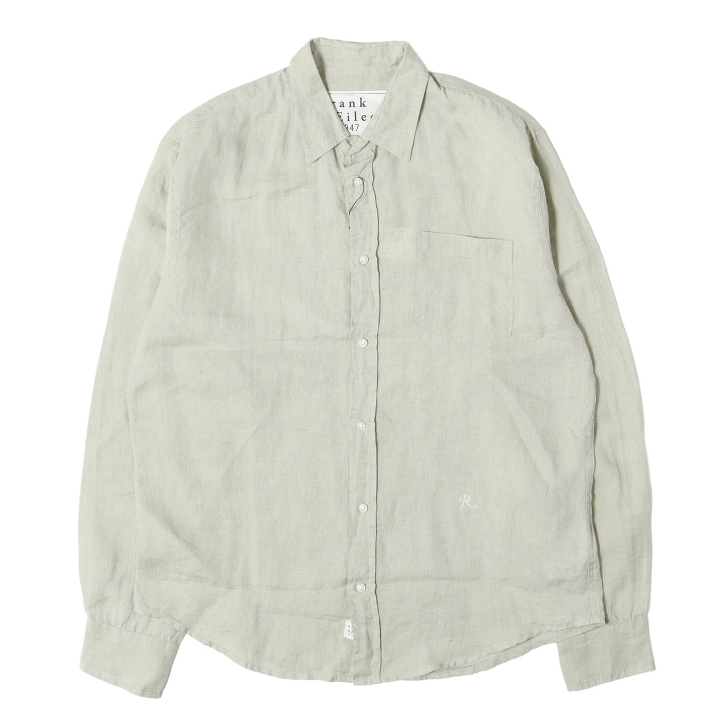 22SS × Frank & Eileen Rロゴ刺繍 リネン シャツ (RHC LUKE / LINEN)