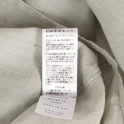 22SS × Frank & Eileen Rロゴ刺繍 リネン シャツ (RHC LUKE / LINEN)