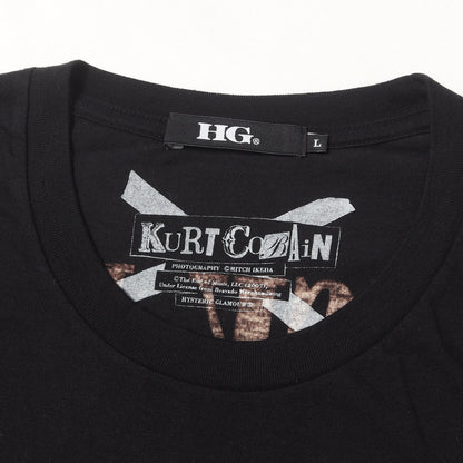 00s × NIRVANA CURT COBAIN フォトグラフィック ロゴ Tシャツ