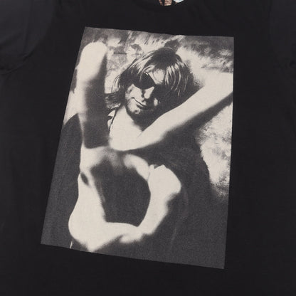 00s × NIRVANA CURT COBAIN フォトグラフィック ロゴ Tシャツ