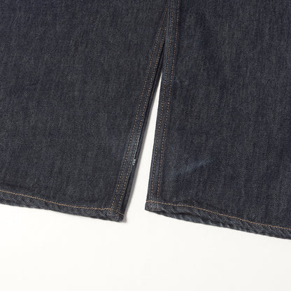 23AW ハードツイスト デニム ワイドパンツ (HARD TWIST DENIM WIDE PANTS)