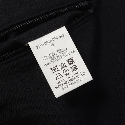 21SS モヘヤウール トラウザー イージーパンツ (TAPERED EASY PANTS)