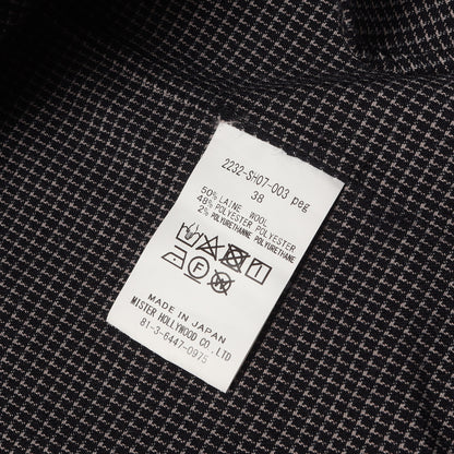 23AW ジオメトリック ストレッチ ウールジャージー ドレス シャツ (DRESS SHIRT)