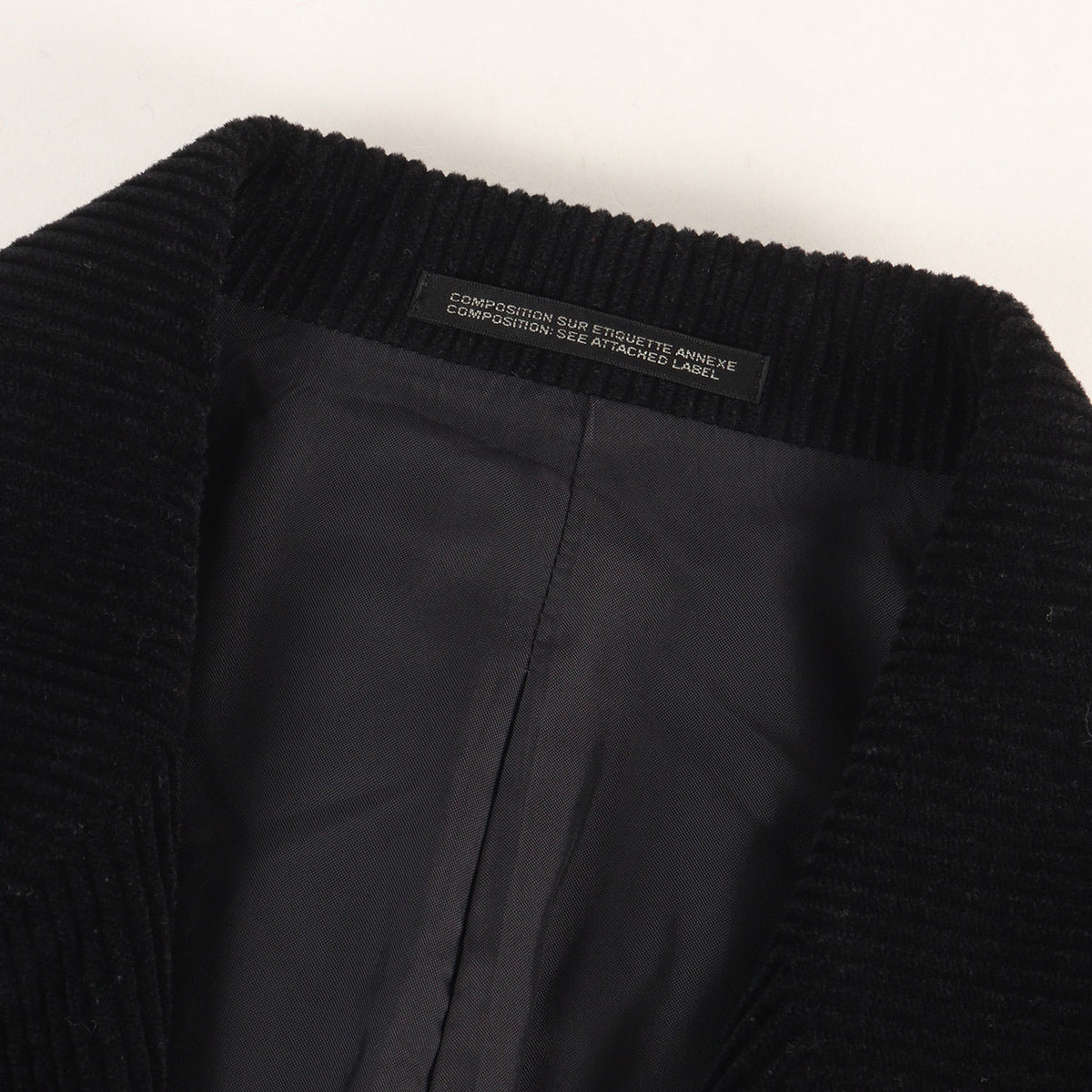 22AW ウールコーデュロイ 3B テーラードジャケット / POUR HOMME