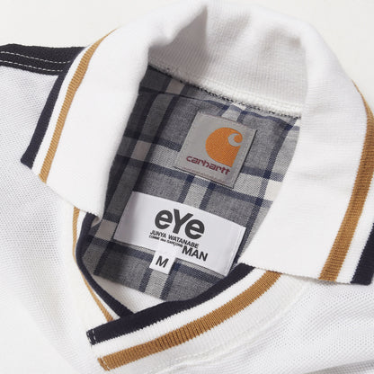 × Carhartt スキッパー Vネック ピケポロシャツ