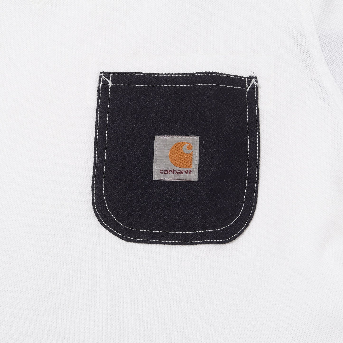 × Carhartt スキッパー Vネック ピケポロシャツ