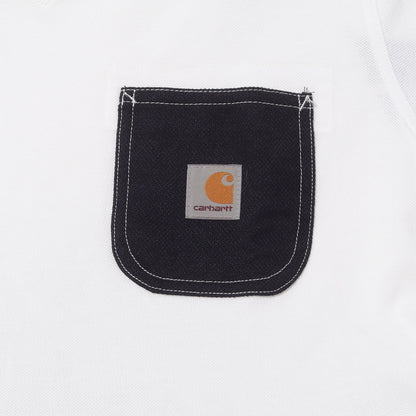 × Carhartt スキッパー Vネック ピケポロシャツ