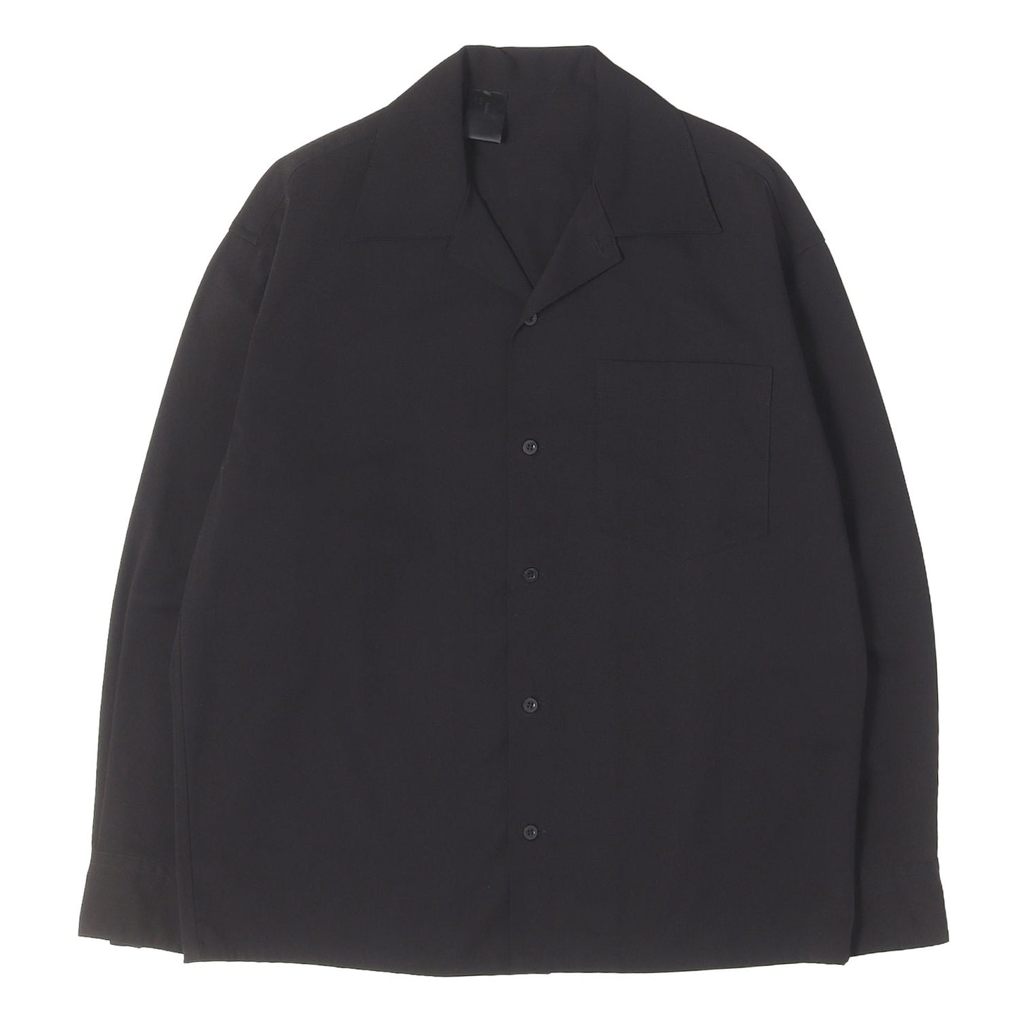 オープンカラー ストレッチ ポリレーヨン シャツ (OPEN COLLAR SHIRT)