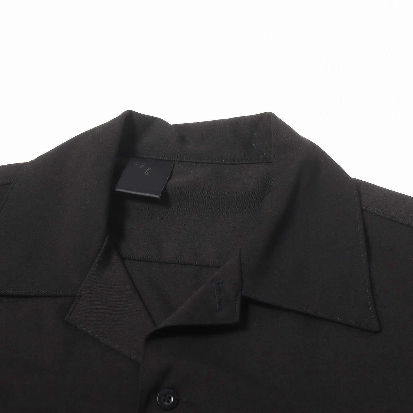 オープンカラー ストレッチ ポリレーヨン シャツ (OPEN COLLAR SHIRT)