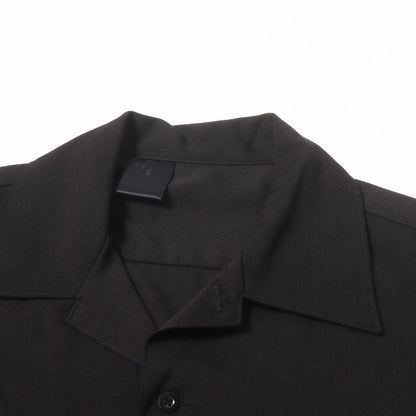 オープンカラー ストレッチ ポリレーヨン シャツ (OPEN COLLAR SHIRT)