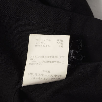 オープンカラー ストレッチ ポリレーヨン シャツ (OPEN COLLAR SHIRT)