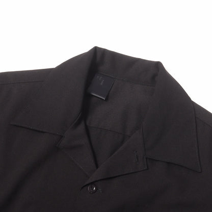 オープンカラー ストレッチ ポリレーヨン シャツ (OPEN COLLAR SHIRT)