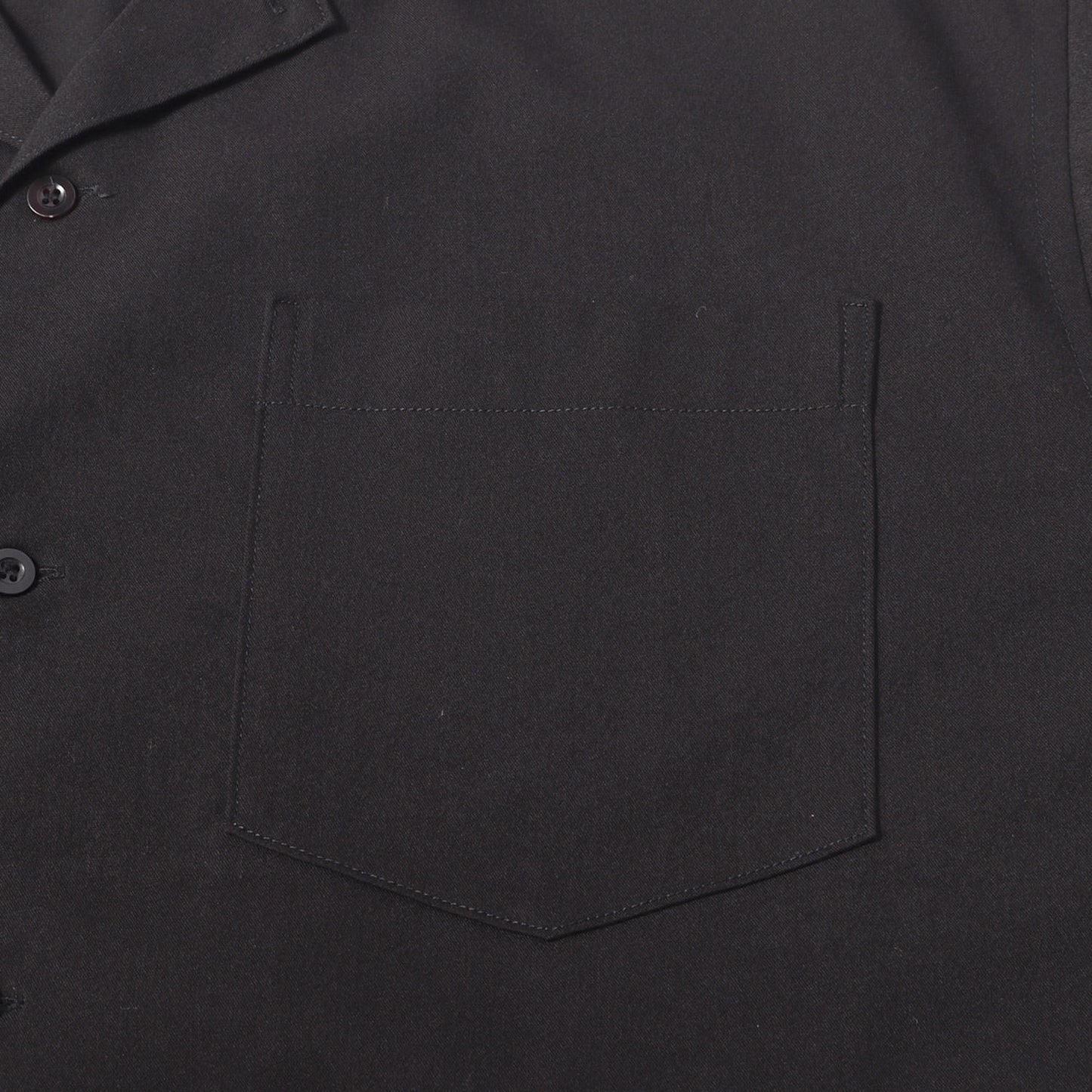 オープンカラー ストレッチ ポリレーヨン シャツ (OPEN COLLAR SHIRT)