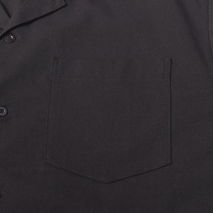 オープンカラー ストレッチ ポリレーヨン シャツ (OPEN COLLAR SHIRT)