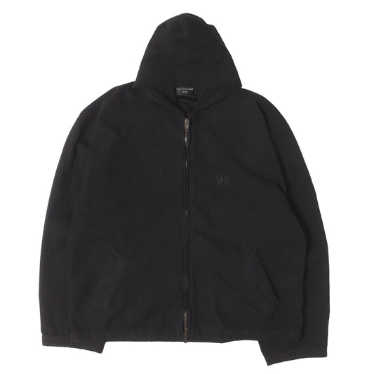 26SS ローレルBB刺繍 フーデッド ジップブルゾン (HOODED ZIP-UP JACKET)