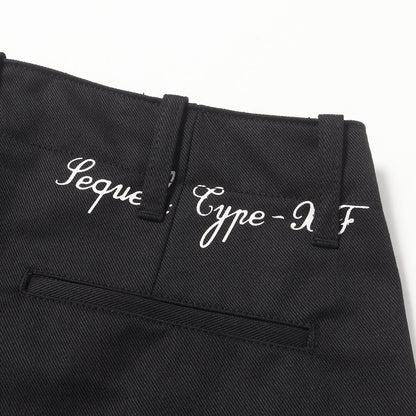 25AW ロゴプリント ツイル チノパンツ (CHINO PANTS TYPE-XF)