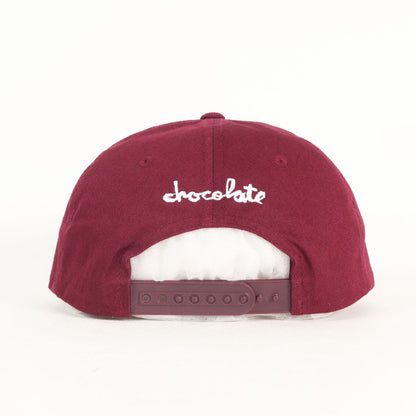 21SS × Chocolate Skateboards フラットバイザー キャップ (CHOCOLATE×SD CHUNK LOGO TWILL CAP)