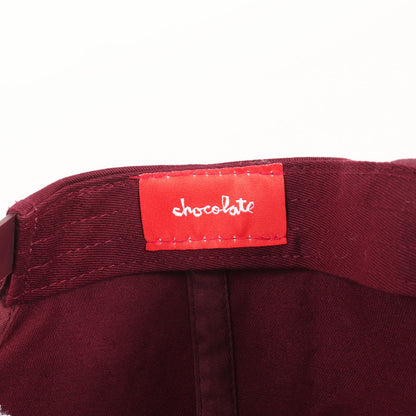 21SS × Chocolate Skateboards フラットバイザー キャップ (CHOCOLATE×SD CHUNK LOGO TWILL CAP)