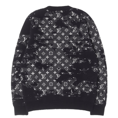 21SS ディストレスト モノグラム ニット セーター (Distressed Monogram Crewneck)