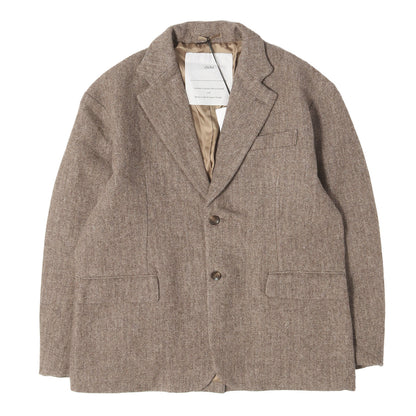 25AW ウールリネン ヘリンボーン 2B テーラード ジャケット (WOOL LINEN UTILITY JACKET)