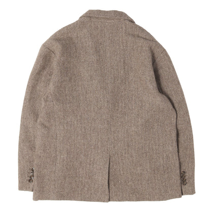 25AW ウールリネン ヘリンボーン 2B テーラード ジャケット (WOOL LINEN UTILITY JACKET)