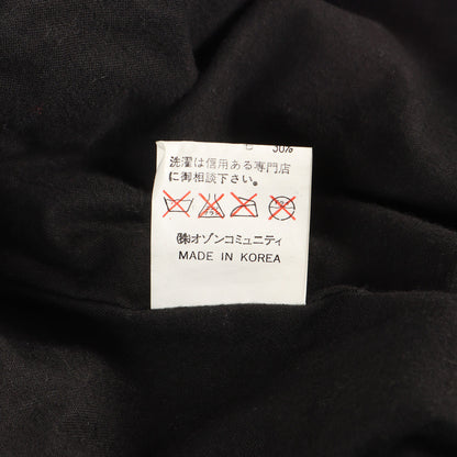 90s ロゴワッペン 刺繍 レザー ブルゾン ジャケット