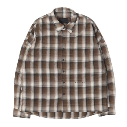 25AW プレイドチェック オーバーサイズ フランネルシャツ (Oversized Plaid Buttondown)