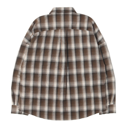 25AW プレイドチェック オーバーサイズ フランネルシャツ (Oversized Plaid Buttondown)