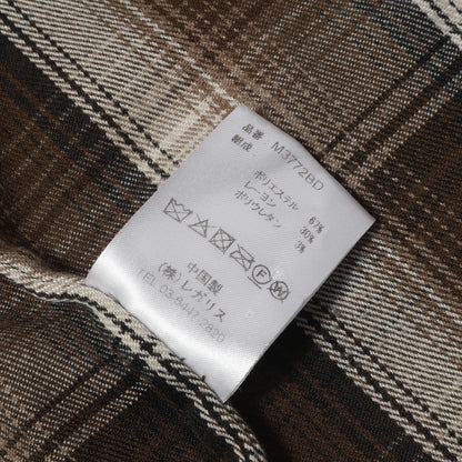 25AW プレイドチェック オーバーサイズ フランネルシャツ (Oversized Plaid Buttondown)