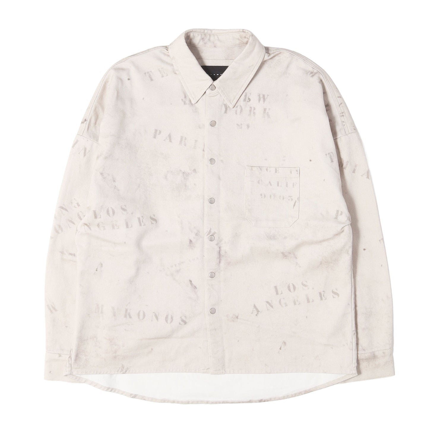 25AW ダッフルプリント スナップ デニムシャツ (Duffle Print Buttondown)