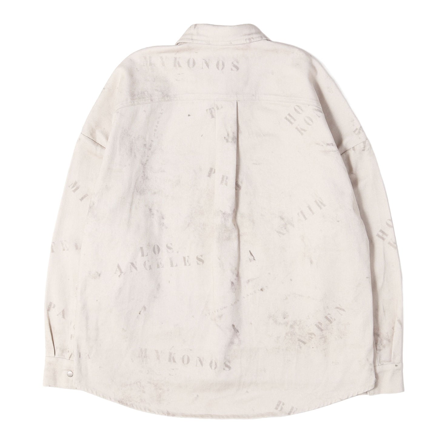 25AW ダッフルプリント スナップ デニムシャツ (Duffle Print Buttondown)