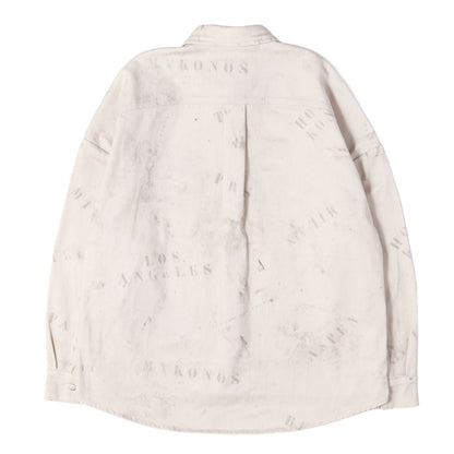 25AW ダッフルプリント スナップ デニムシャツ (Duffle Print Buttondown)