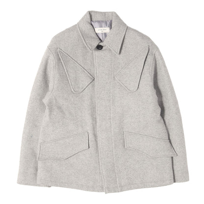 23AW ヘリンボーン ミリタリー ブルゾン ジャケット