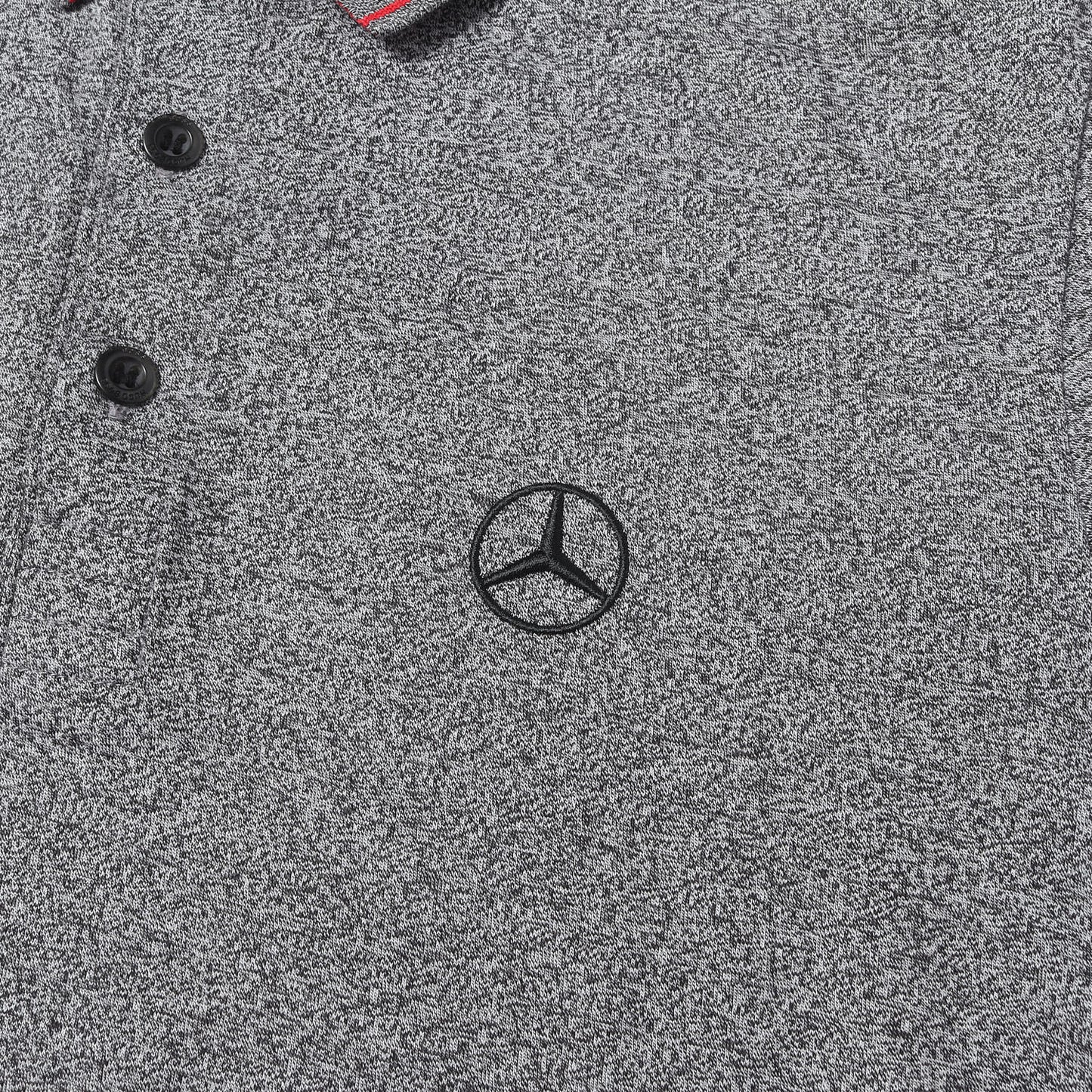 Mercedes-Benz コントラストライン スムースポロシャツ (CS-MBA-Paule 2)