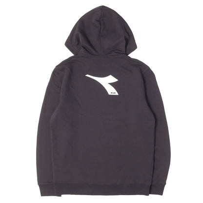 × diadora ロゴ スウェット パーカー