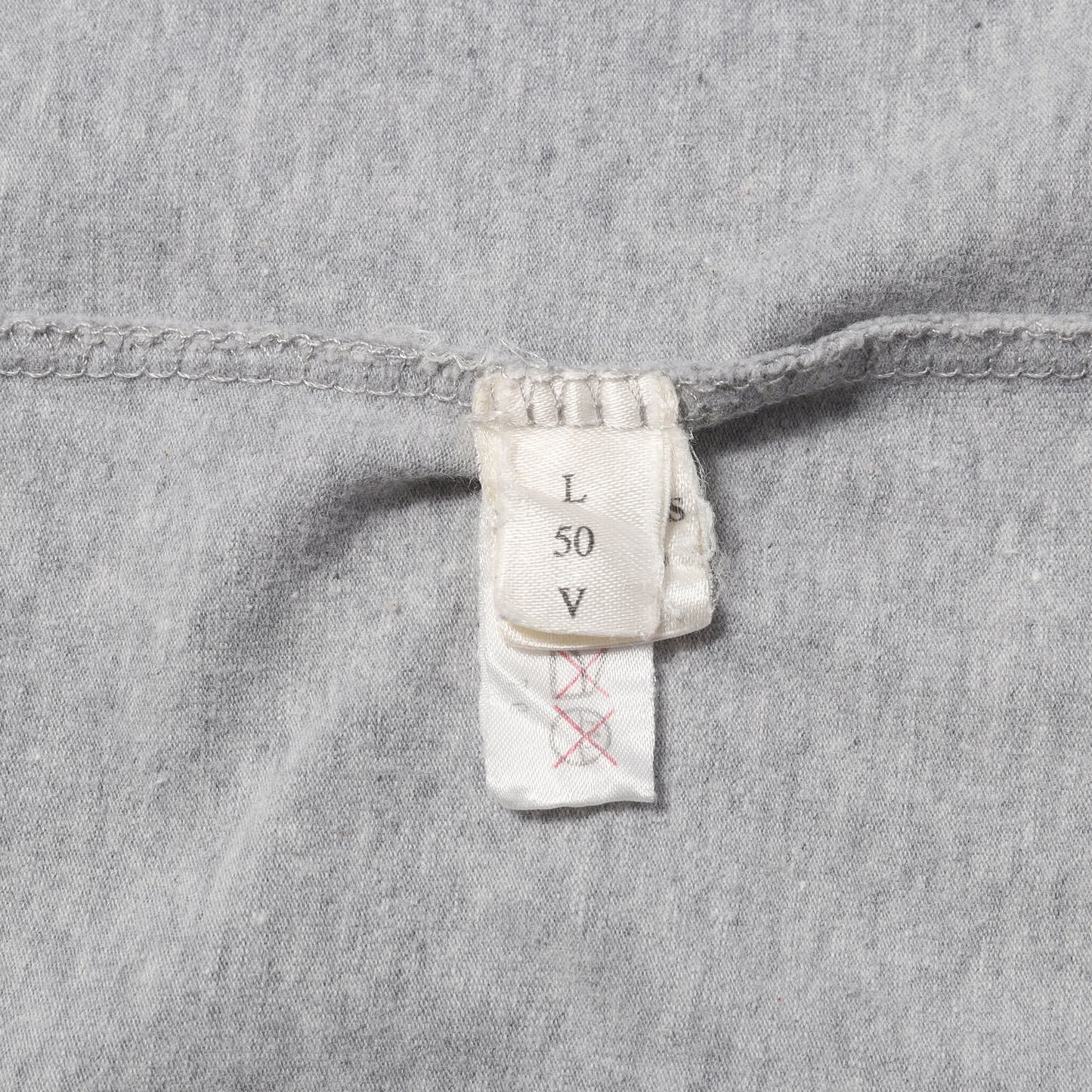 90s ロゴ リンガーVネック ストレッチ Tシャツ / Intimo