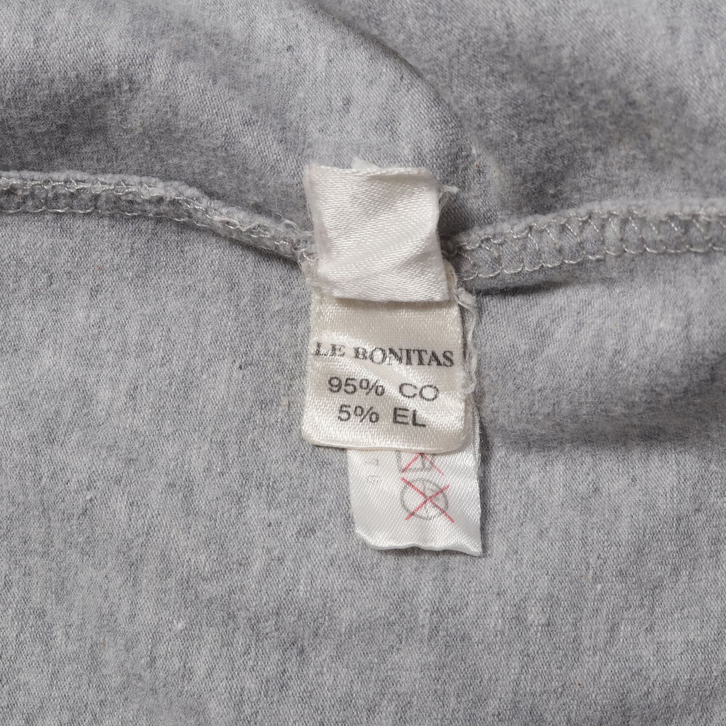 90s ロゴ リンガーVネック ストレッチ Tシャツ / Intimo