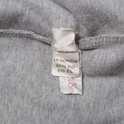 90s ロゴ リンガーVネック ストレッチ Tシャツ / Intimo
