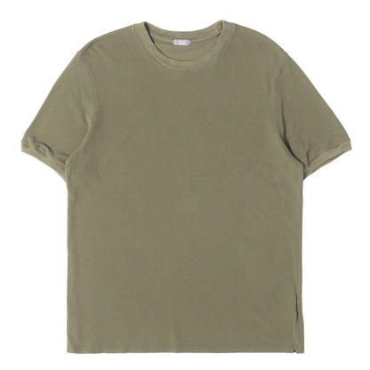 22SS ガーメントダイ アイスコットン ピケTシャツ (T-SHIRT MC/SLIM FIT)