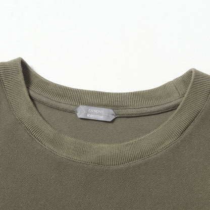 22SS ガーメントダイ アイスコットン ピケTシャツ (T-SHIRT MC/SLIM FIT)