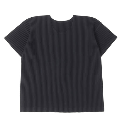 25年製 プリーツ ラウンドネック Tシャツ (Basics T-shirt) / HOMME PLISSE